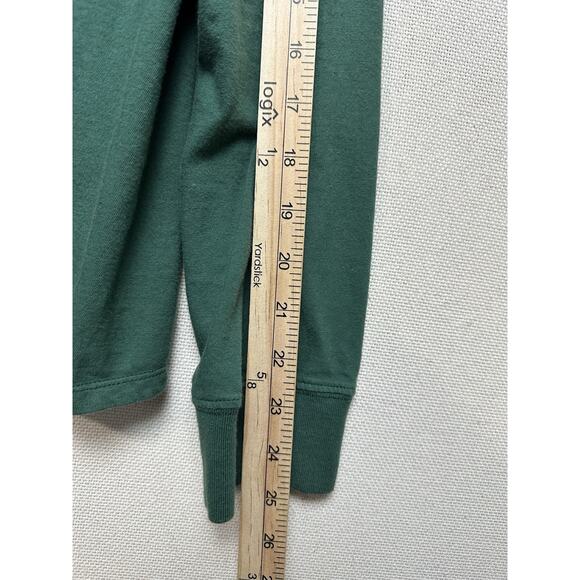 Nike Green Long Sleeve Shirt BIG Spellout Graphic Mens Size Large - Picture 7 of 9